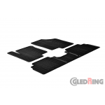 Original Gledring Passform Fußmatten Gummimatten 5 Tlg.Loch Fix. - Hyundai ix20 2010->